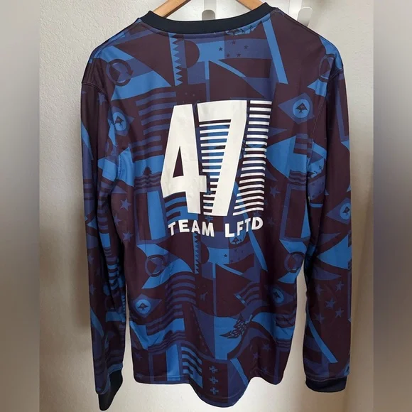 LRG Lifted Research Group Jersey LRG Adult Large Long Sleeve Graphic Team USA 47 - Picture 6 of 12